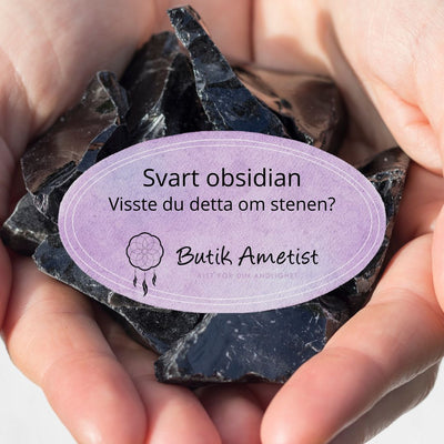 Svart obsidian