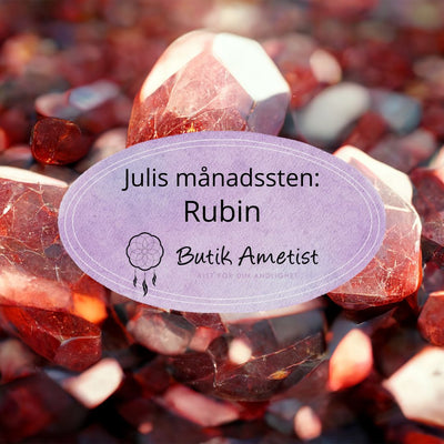 Julis månadssten: Rubin