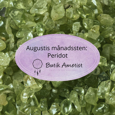 Augustis månadssten: Peridot