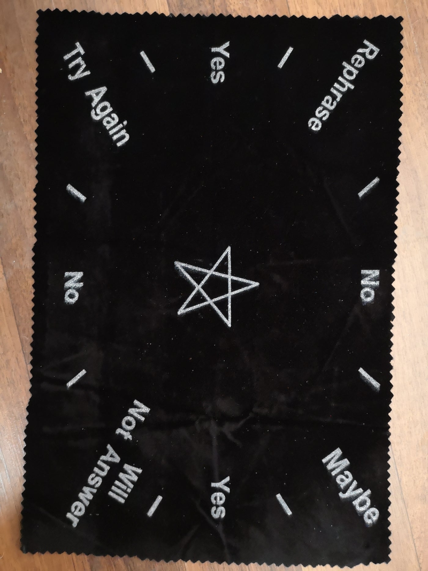 Pendelmatta med pentagram