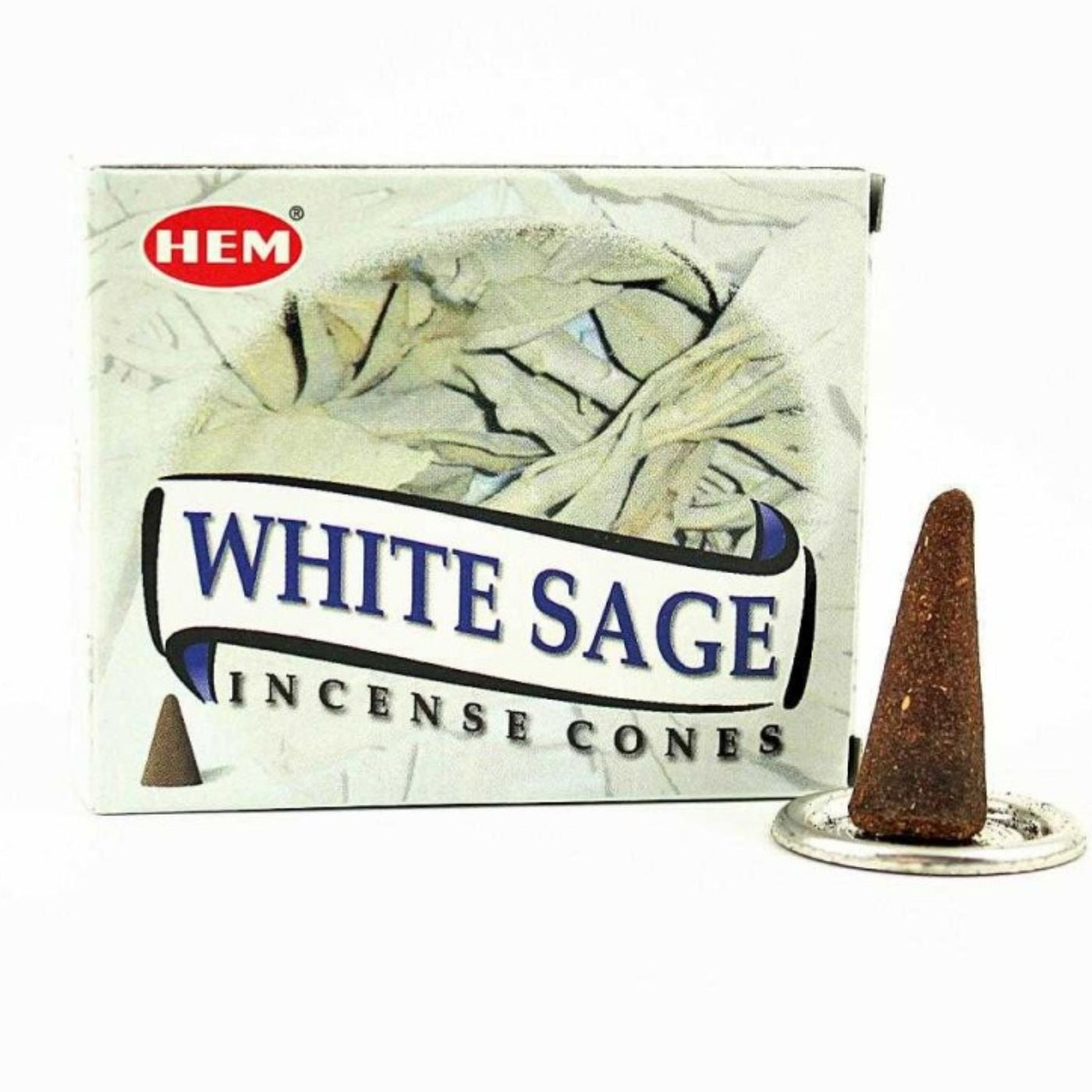 HEM Vit salvia rökelsekoner