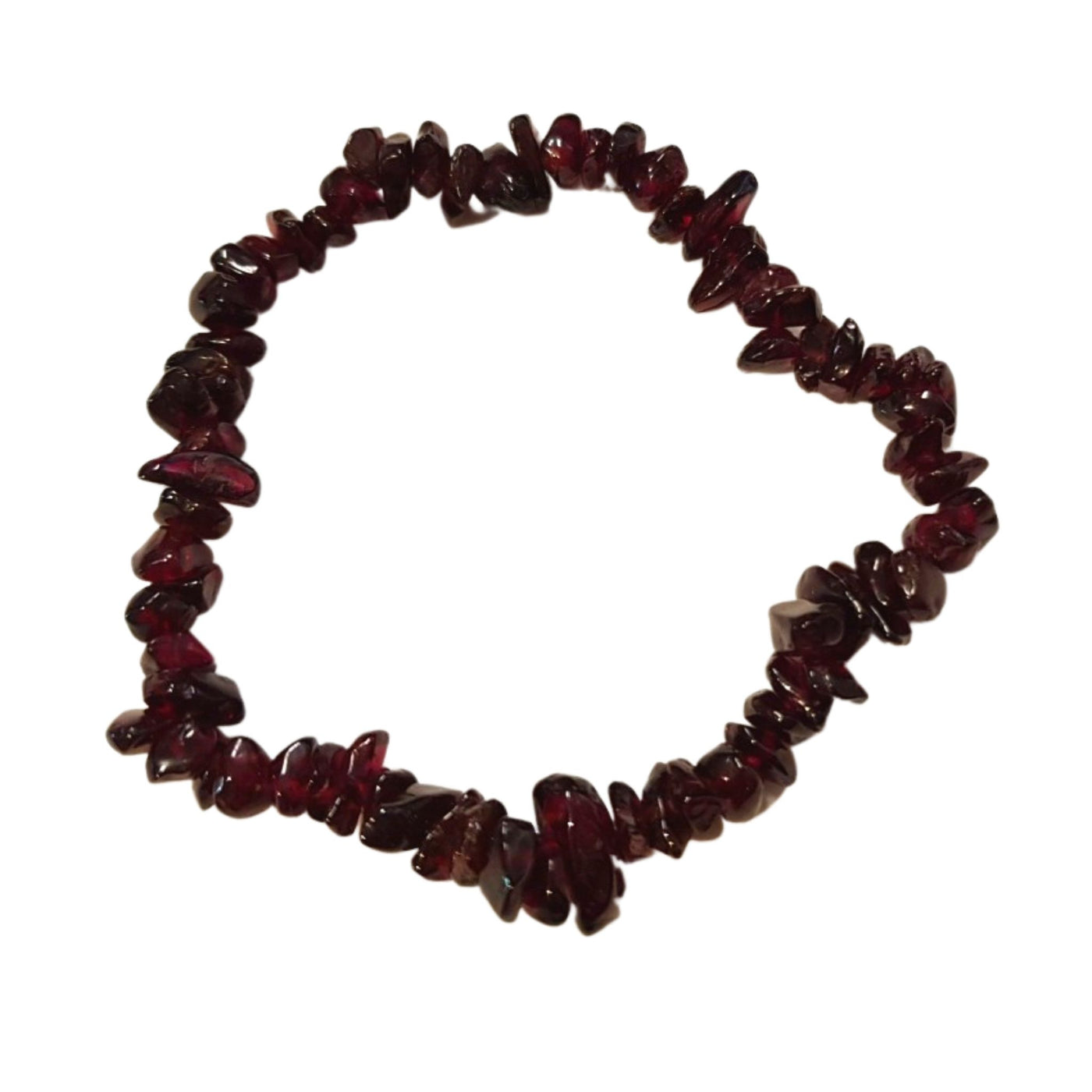 Armband stenchips - Granat