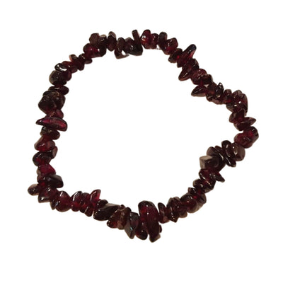 Armband stenchips - Granat
