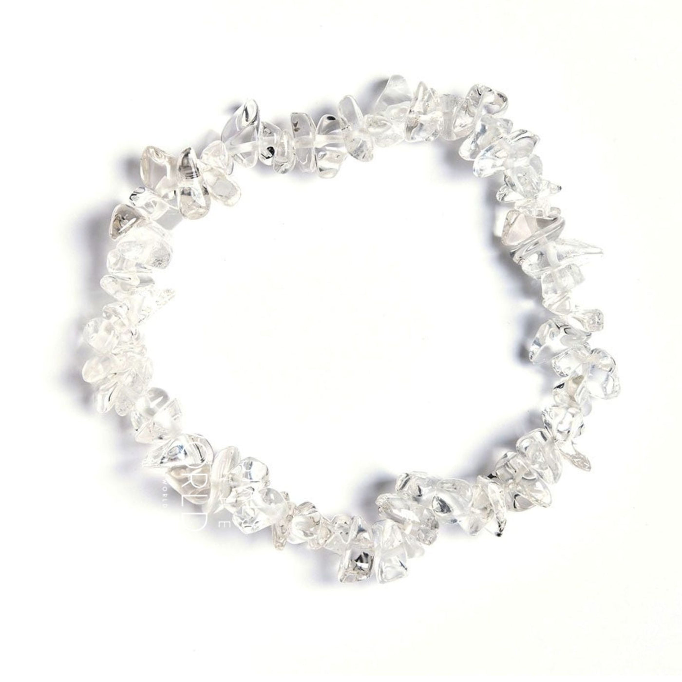 Armband stenchips - Bergskristall