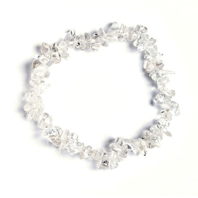 Armband stenchips - Bergskristall