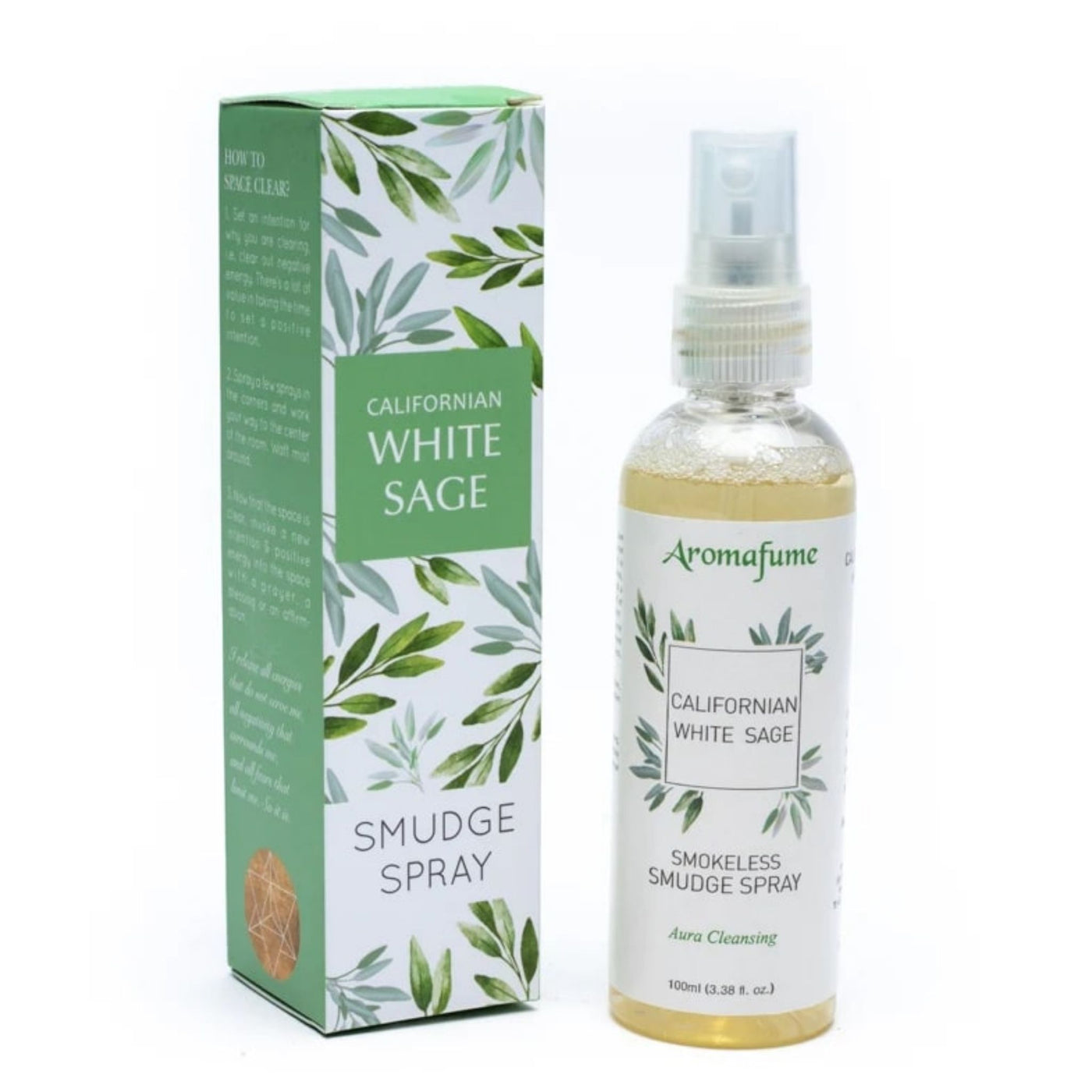 Smudge-spray - Vit salvia 100 ml