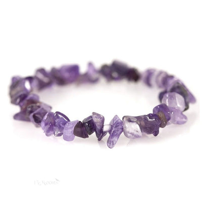 Armband Stenchips - Ametist
