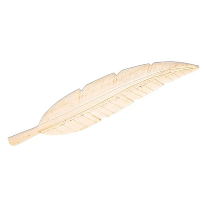 Fjäder av trä - för smudging etc