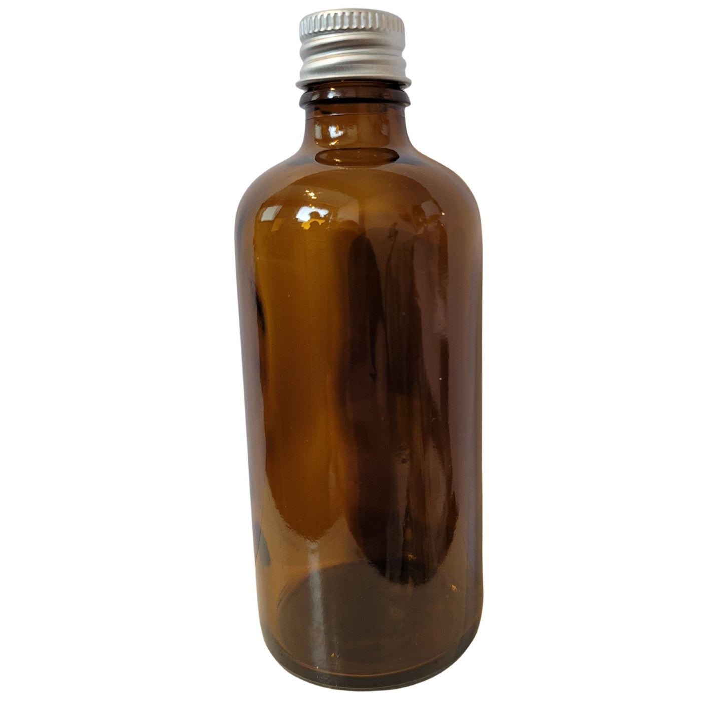 Glasflaska med kapsyl 100 ml