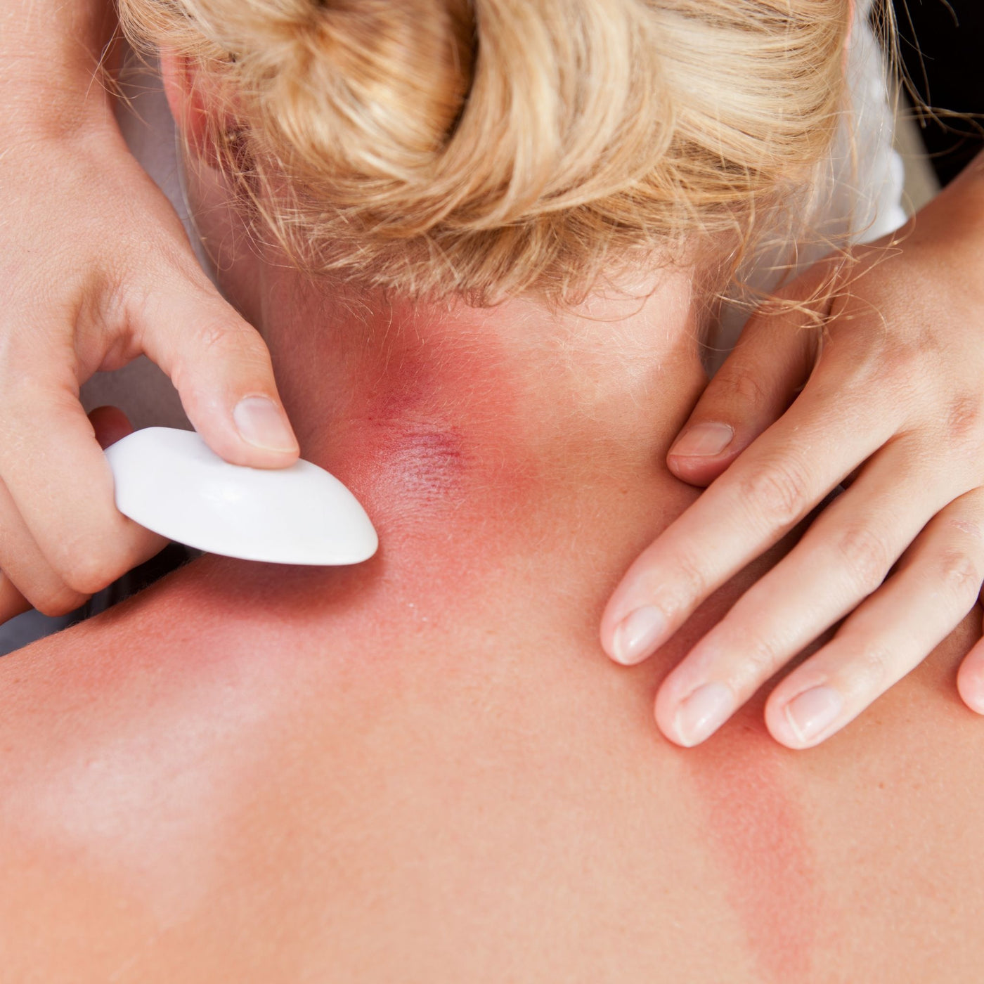 Gua sha / Guasha / Massagesten Bergskristall