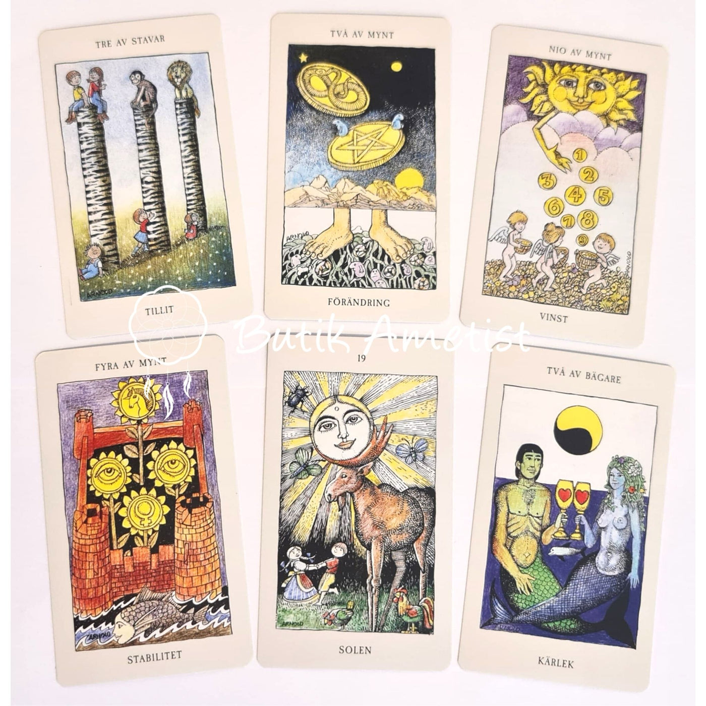 Tarot Jolanda den tredje - set med kortlek och bok