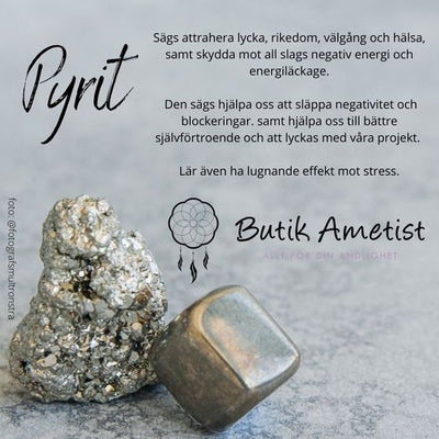 Armband pyrit - runda pärlor