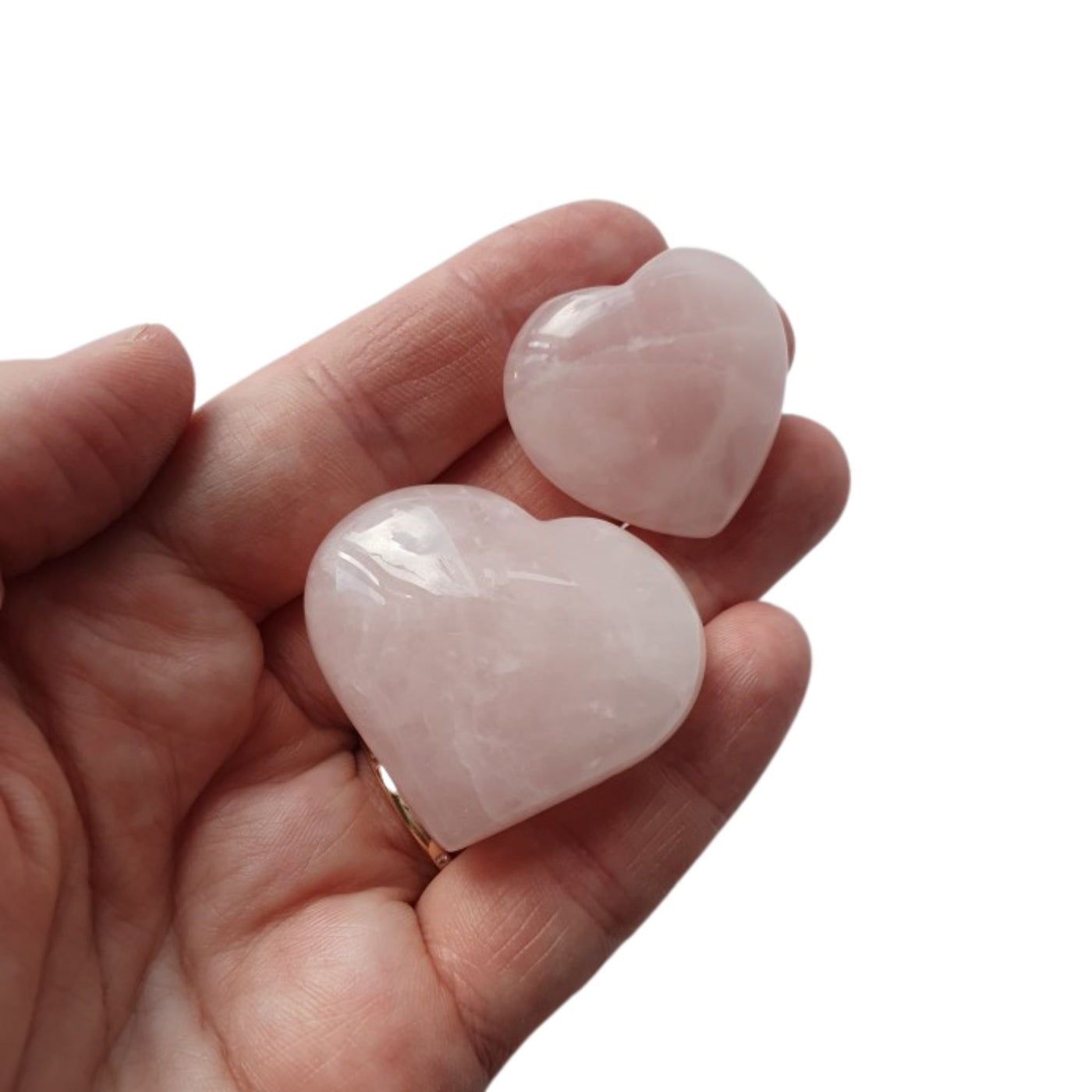 Rosenkvarts hjärta / rose quartz heart