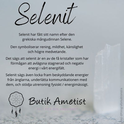 Selenit - rå bit