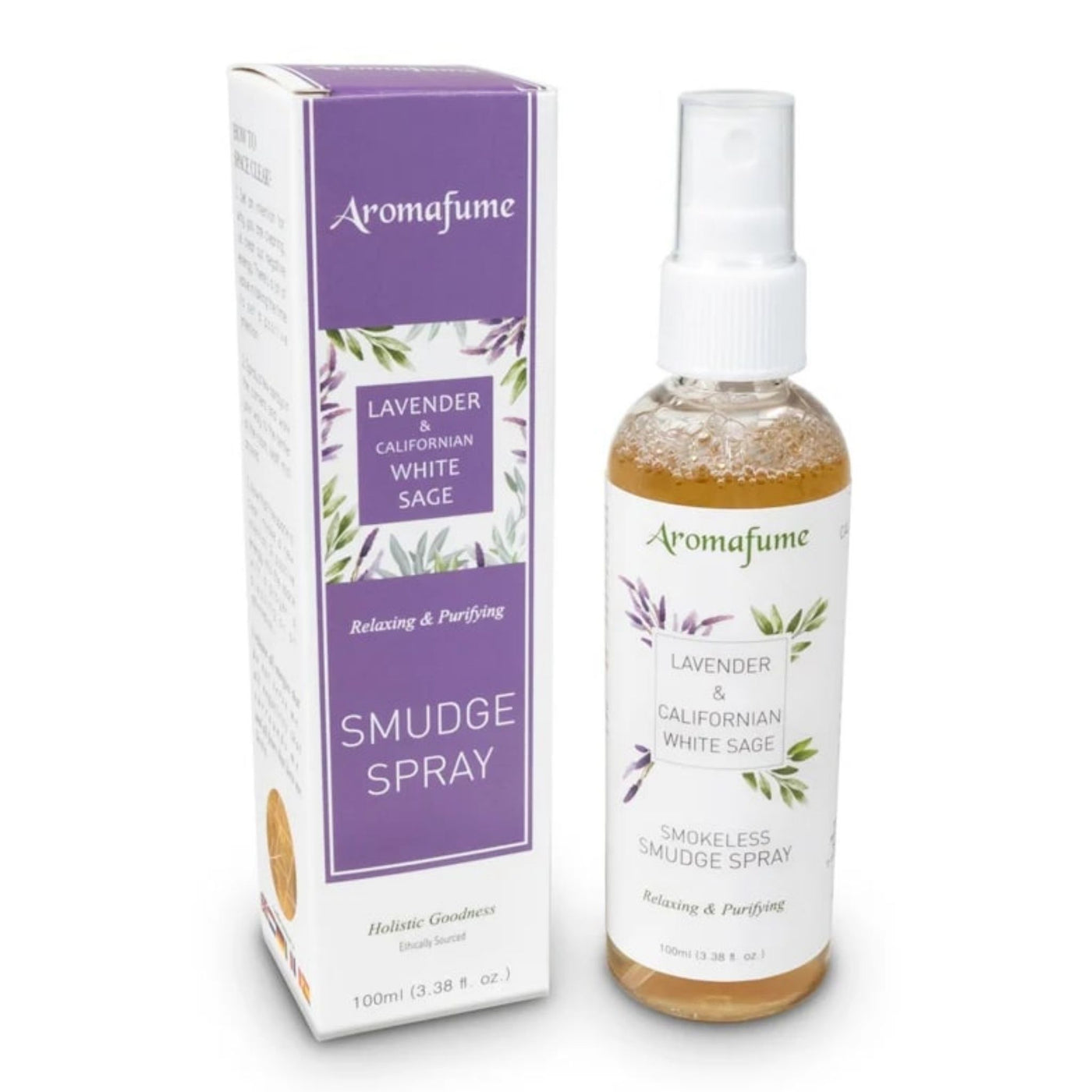 Smudge-spray - Lavendel & vit salvia 100 ml
